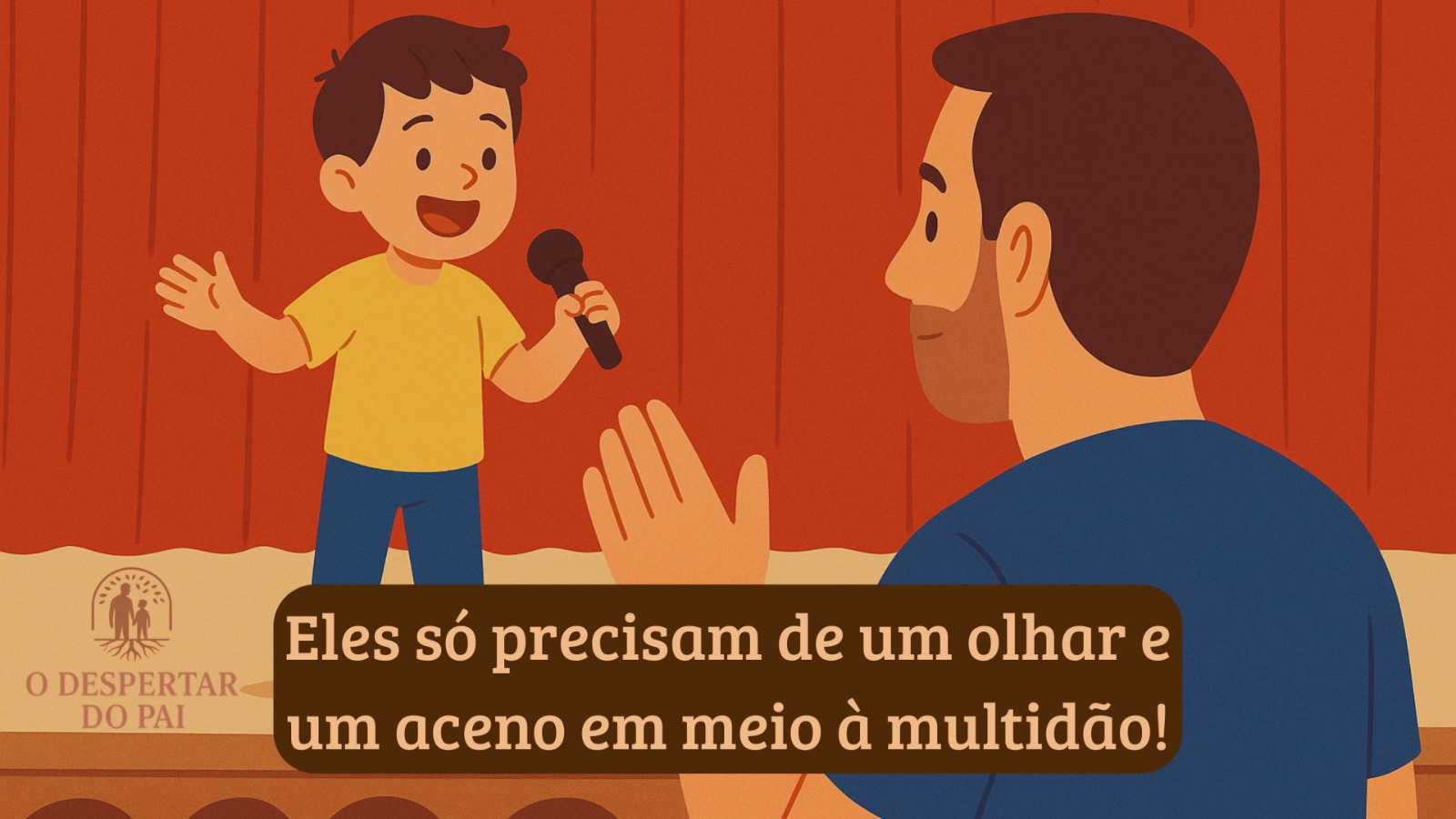 Eles só precisam de um olhar e um aceno em meio à multidão!